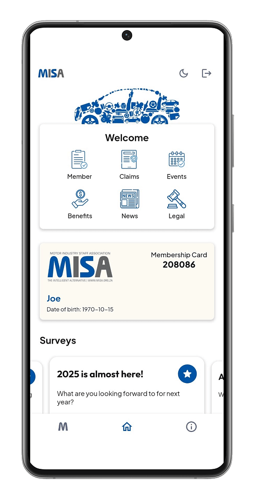 Misa logo phone MISA APP